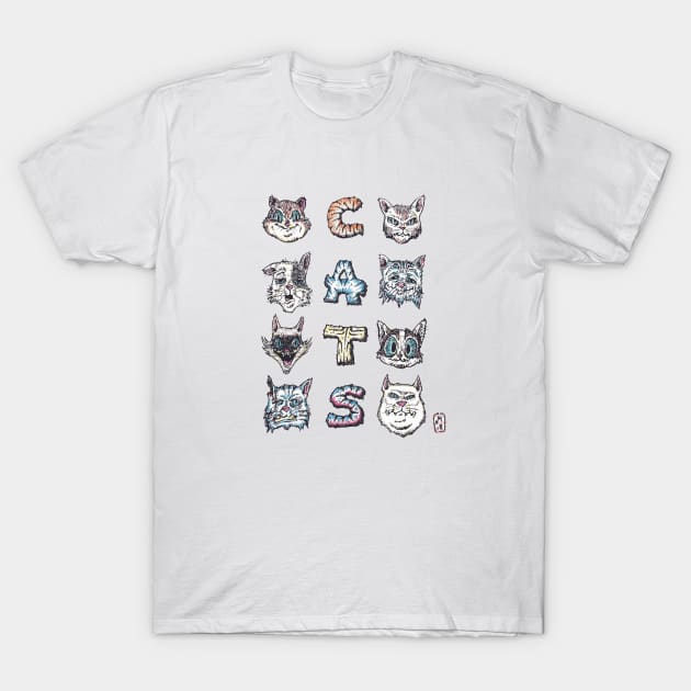 Cats T-Shirt by jonathanmor